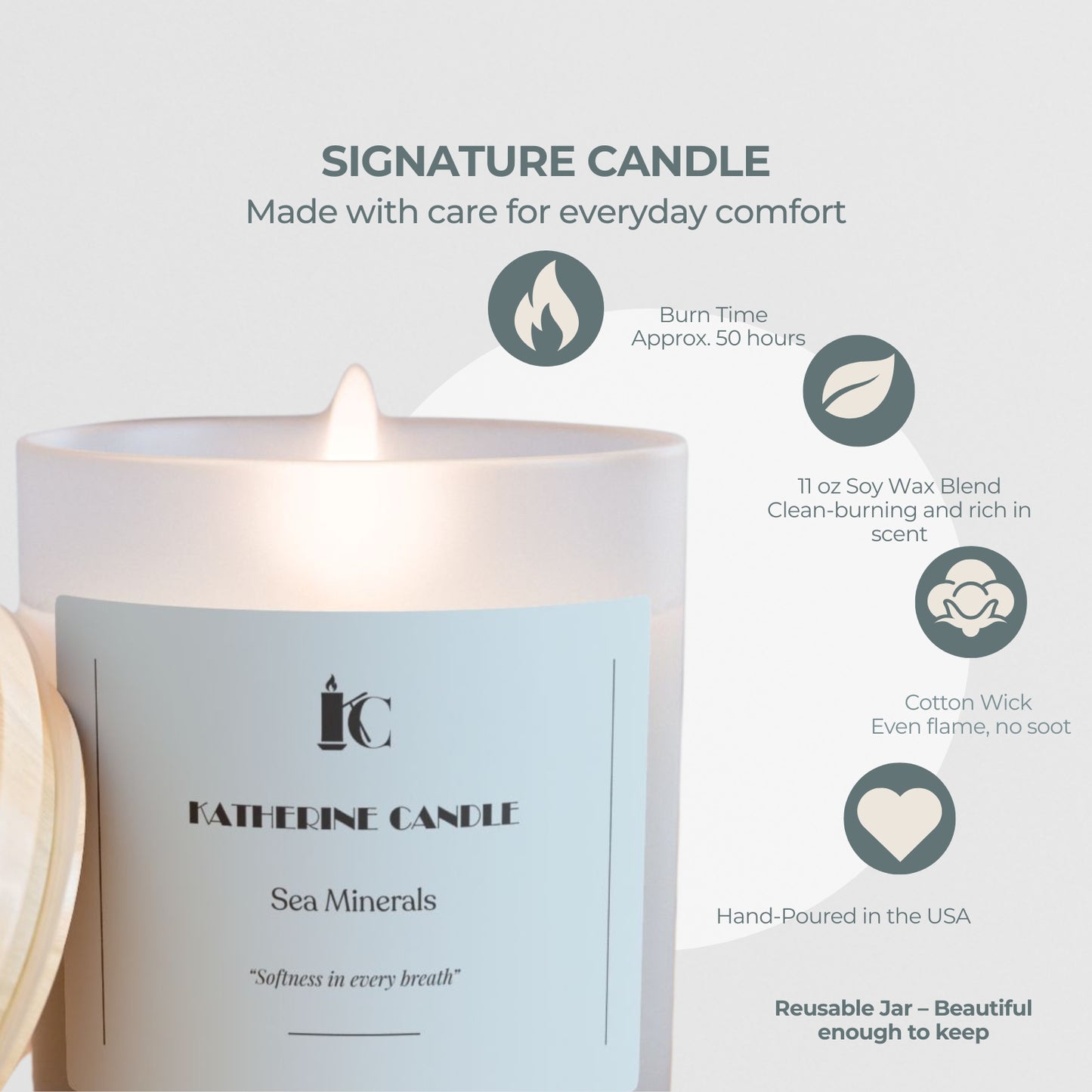 Sea Minerals Clarity - KATHERINE CANDLE