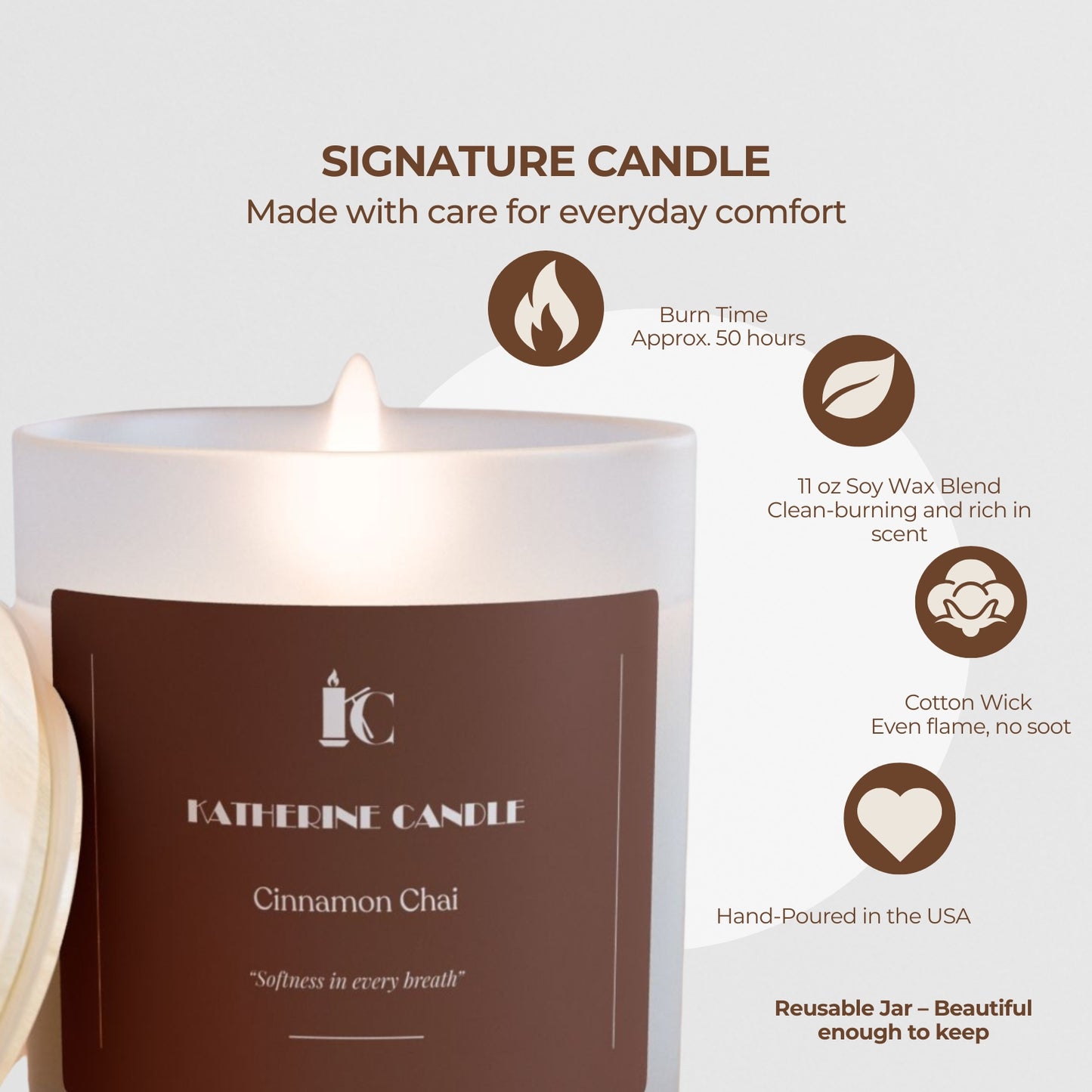 Cinnamon Chai - KATHERINE CANDLE